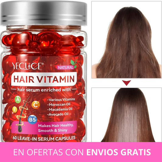 Cápsulas de Suero para Cabello (PAGA EN CASA CON ENVIOS GRATIS) – Brillo y Reparación Instantánea