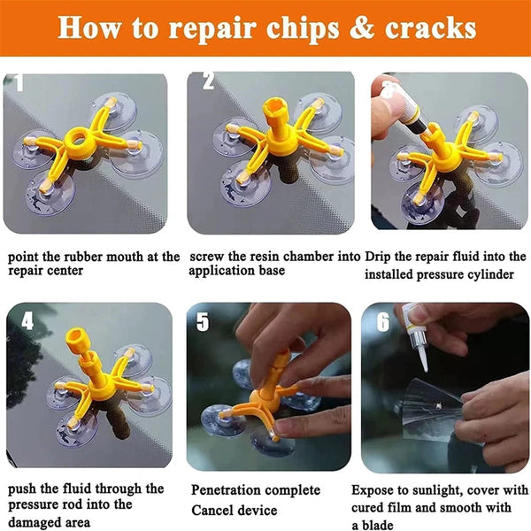 Kit Reparador Parabrisas Rápido